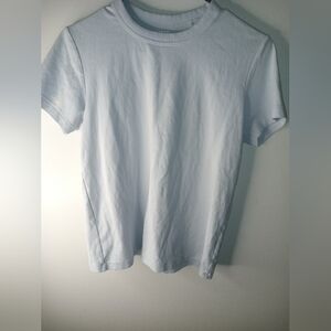 Light Gray Short Sleeve Tee Made In Vietnam 100% Cotton